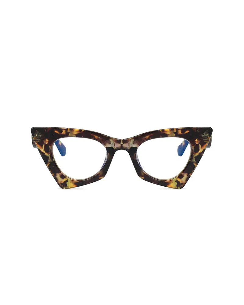 1Pair Retro Cat Eye Frame Sunglasses