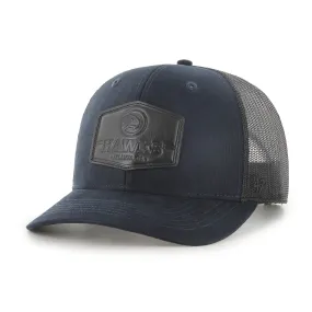 47 Brand Hawks Black Hide Trucker Hat