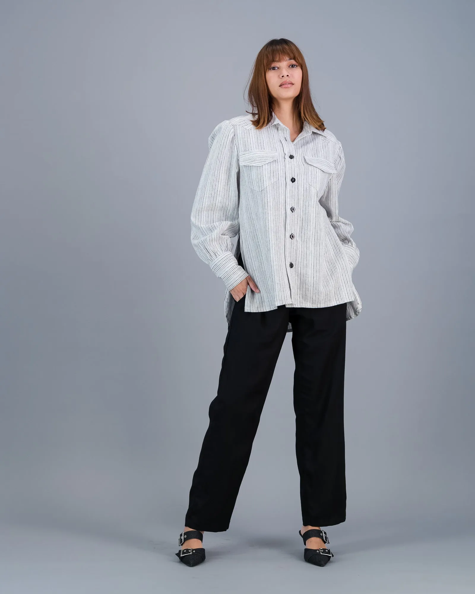 ALIA SET  - black and off white