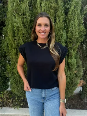 Brittany Braided Sleeve Top