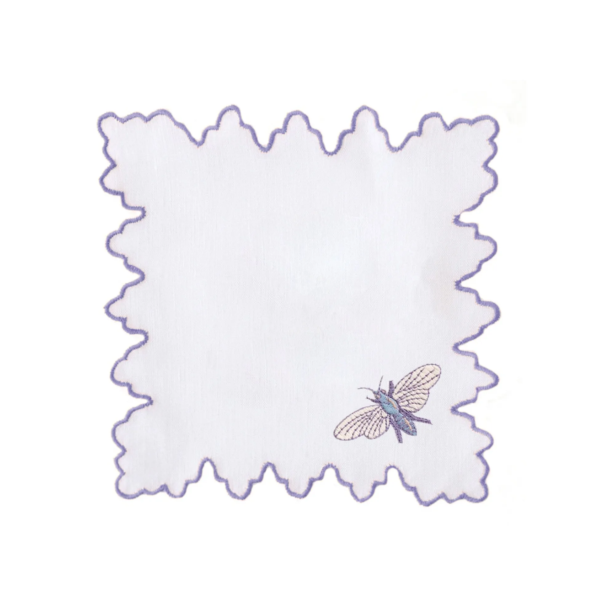 Chic Bee Cocktail Napkins - Purple