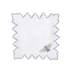 Chic Bee Cocktail Napkins - Purple