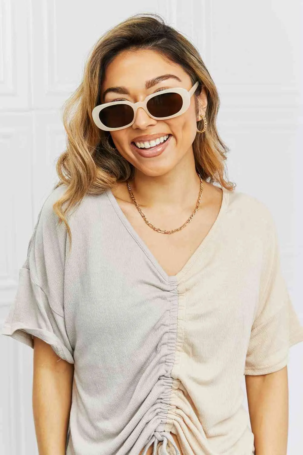 Chic Oval Full Frame Sunglasses