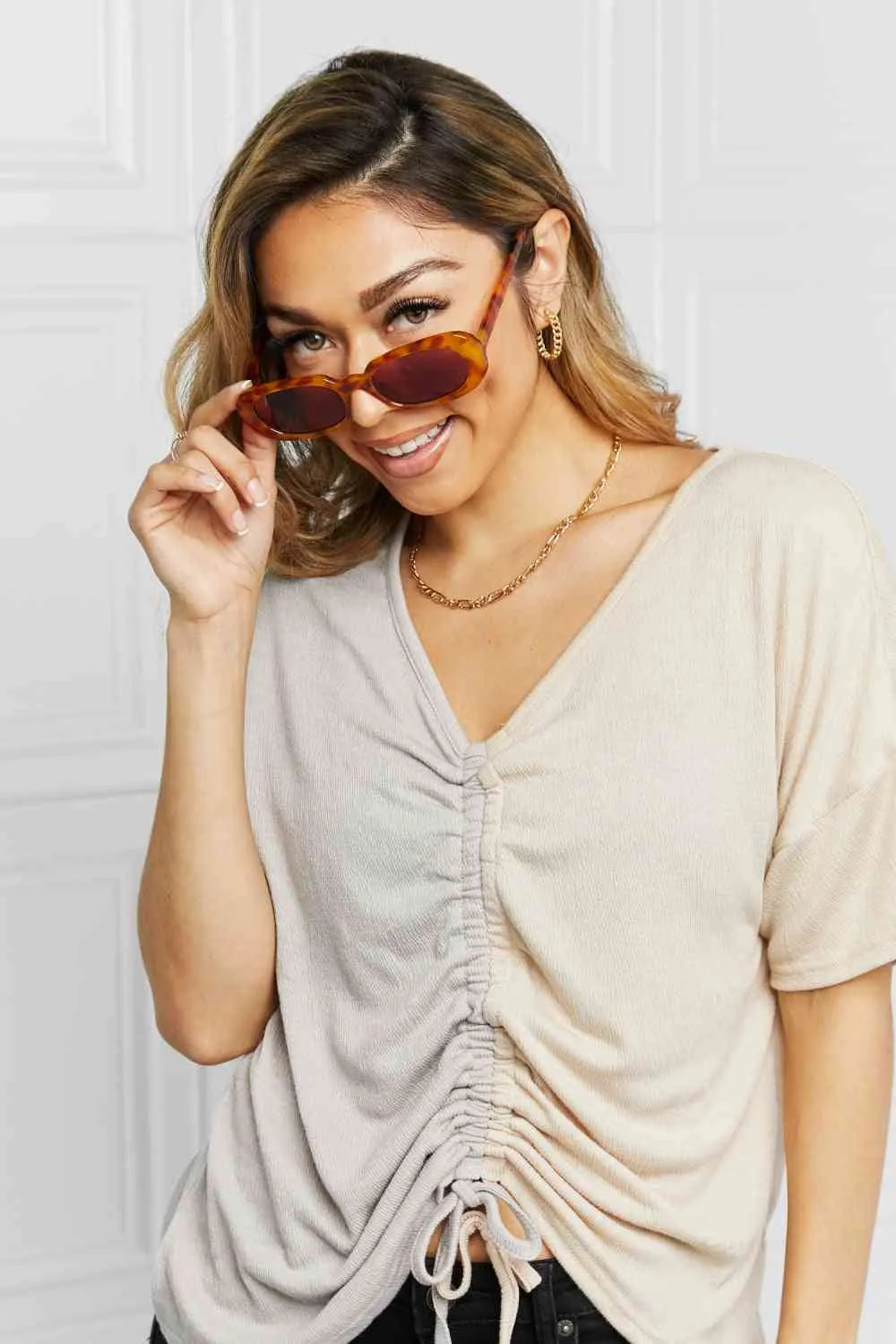 Chic Oval Full Frame Sunglasses