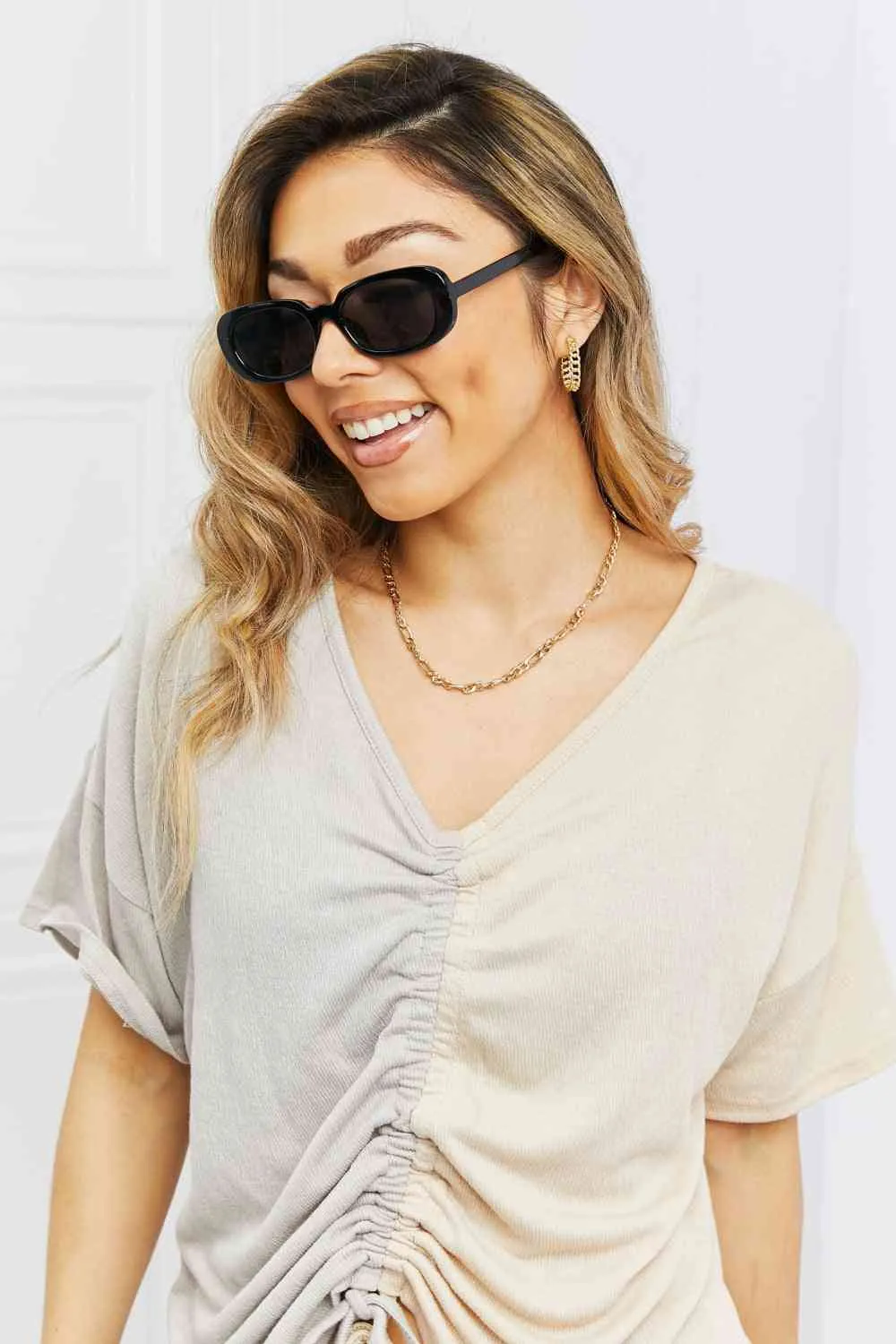 Chic Oval Full Frame Sunglasses
