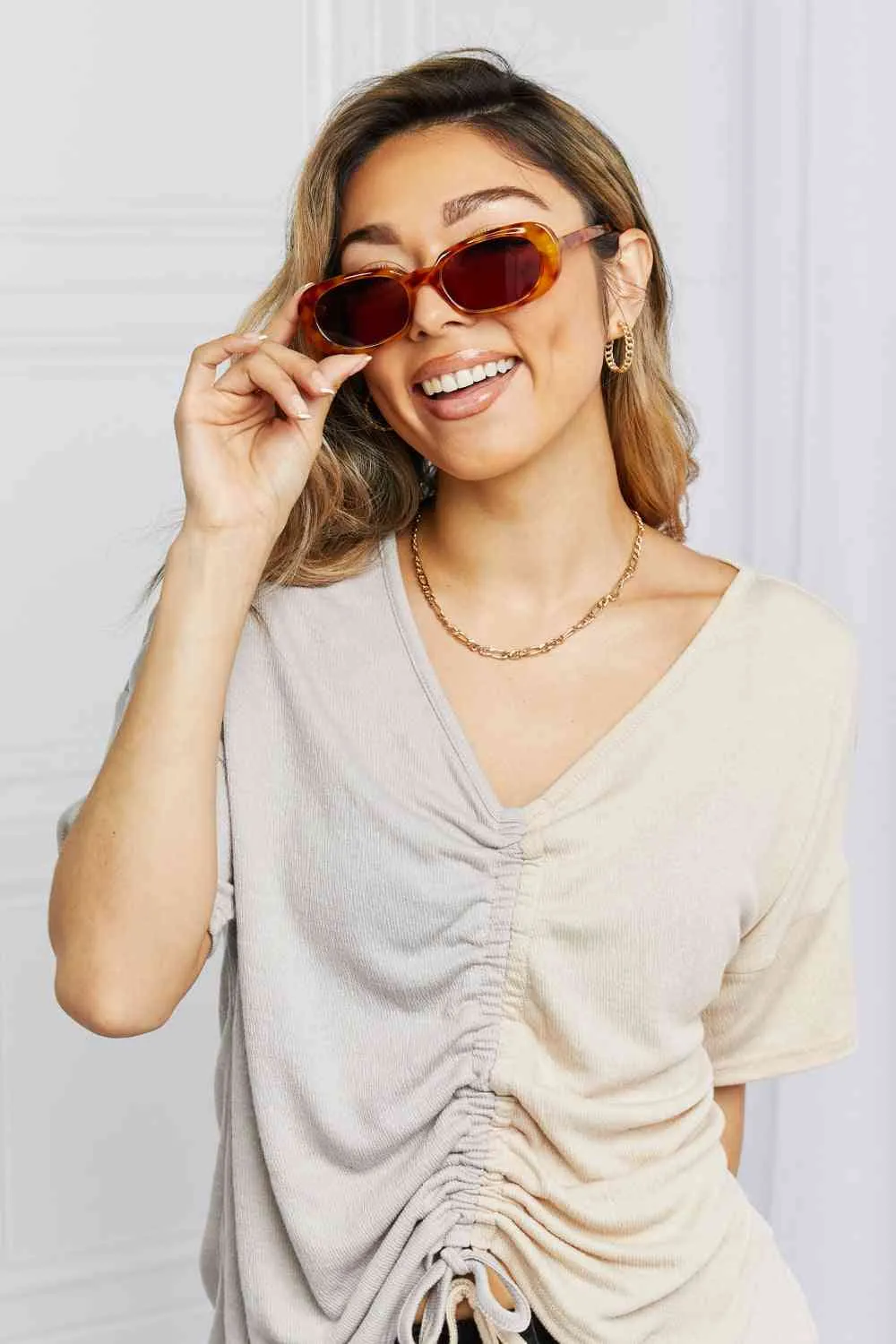 Chic Oval Full Frame Sunglasses