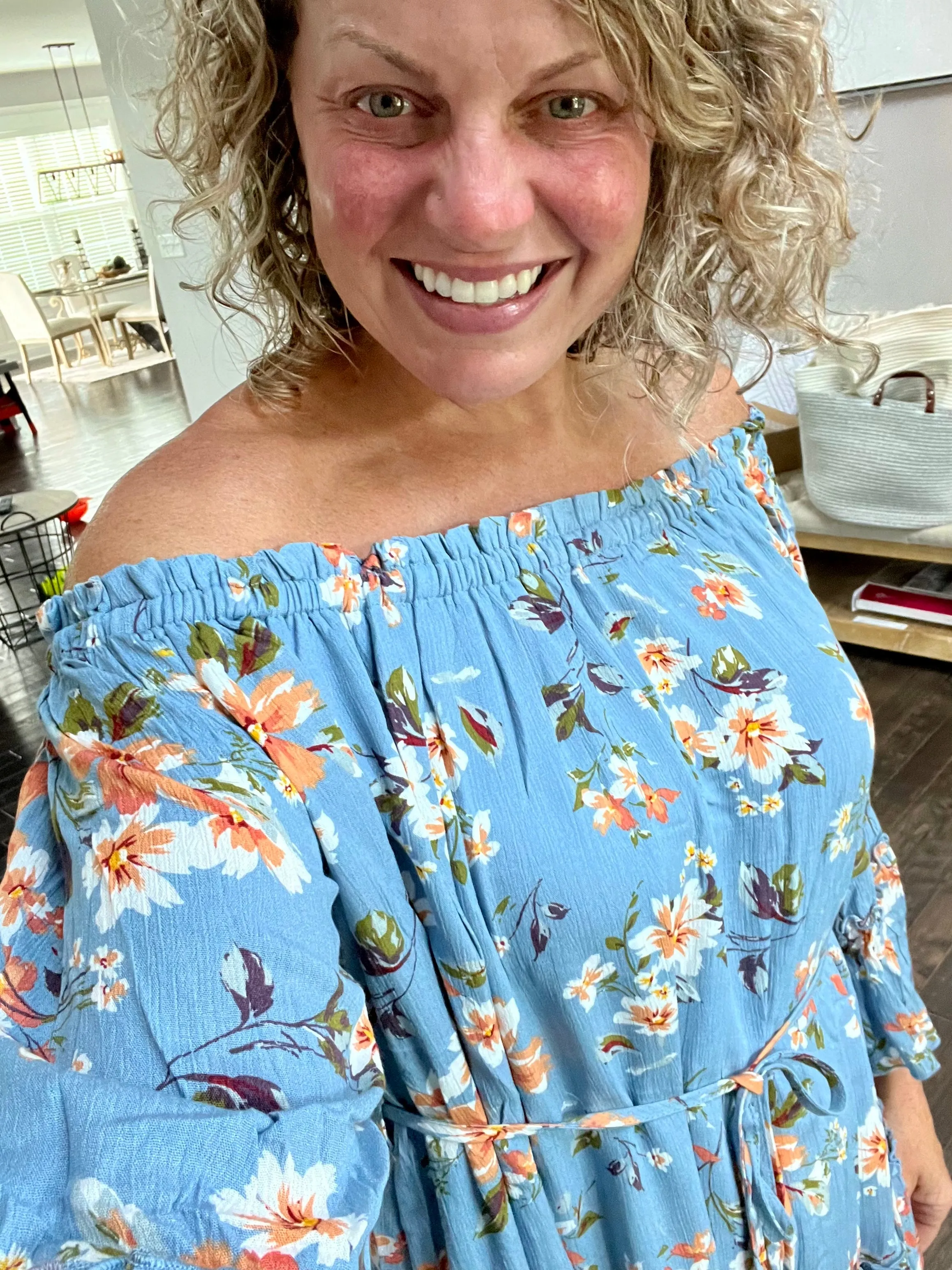 Floral Print Boho Dress
