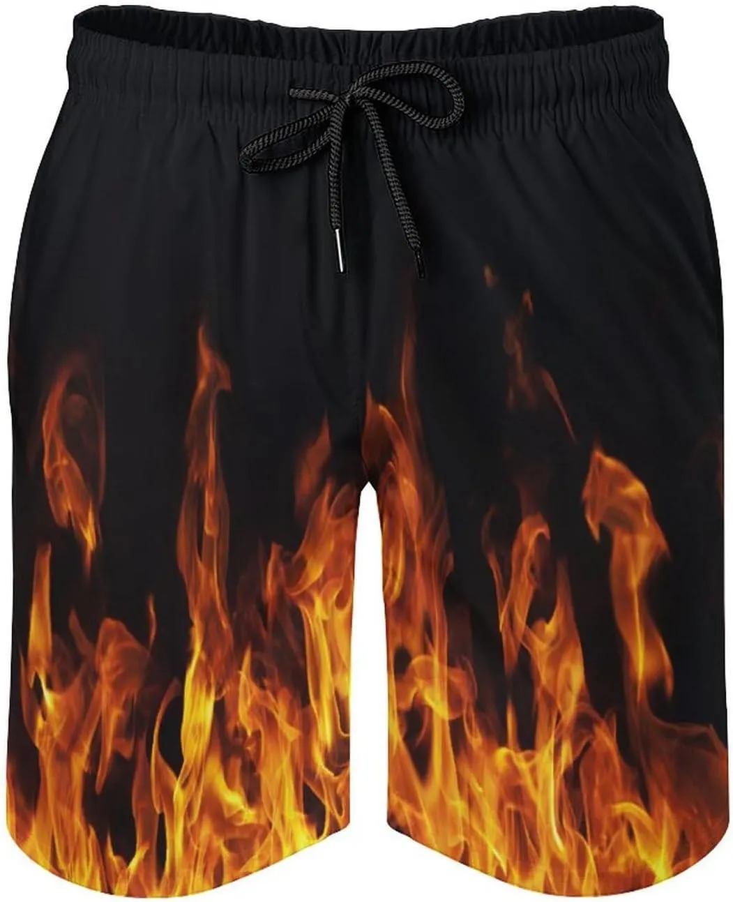 Funny Mens Swim Trunks Quick-Drying Breathable Beach Board Shorts with Mesh Lining Swimwear Bathing Suits