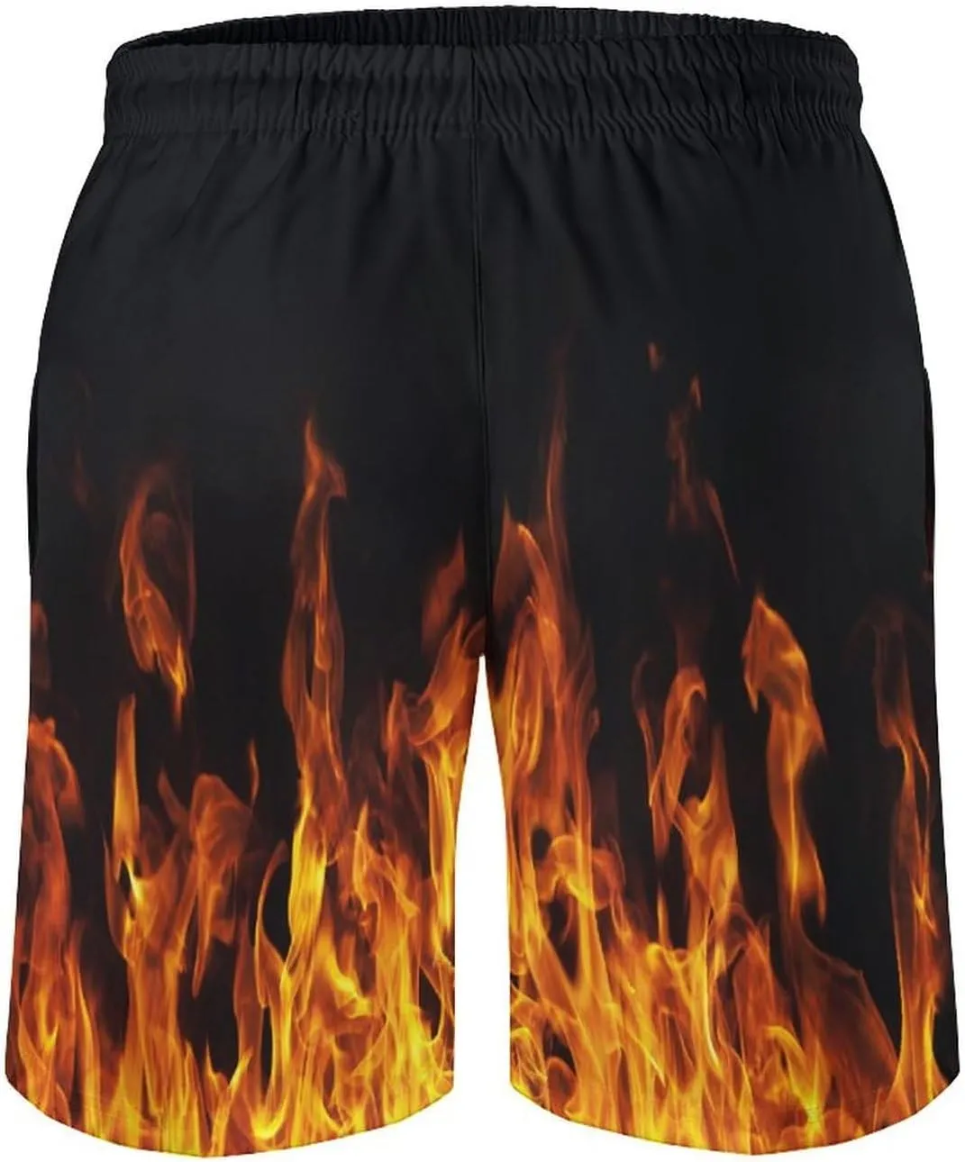 Funny Mens Swim Trunks Quick-Drying Breathable Beach Board Shorts with Mesh Lining Swimwear Bathing Suits