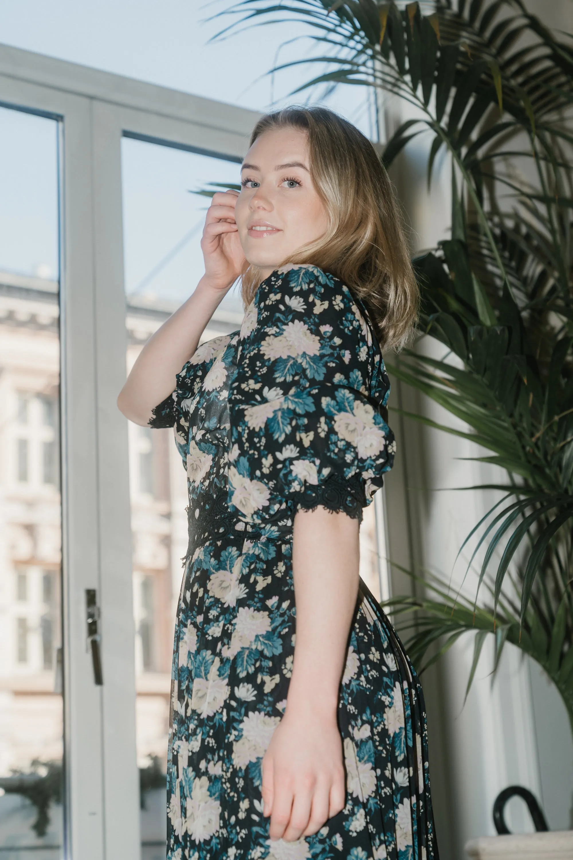 Georgette Maxi Dress - Midnight