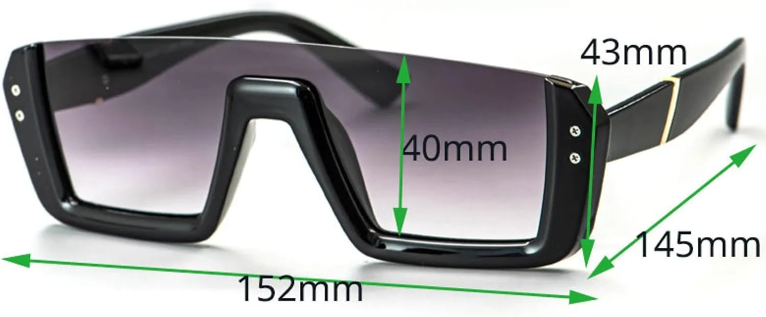 Half Frame Luxury Sunglasses for Men Women Fashion Uv400 Vintage