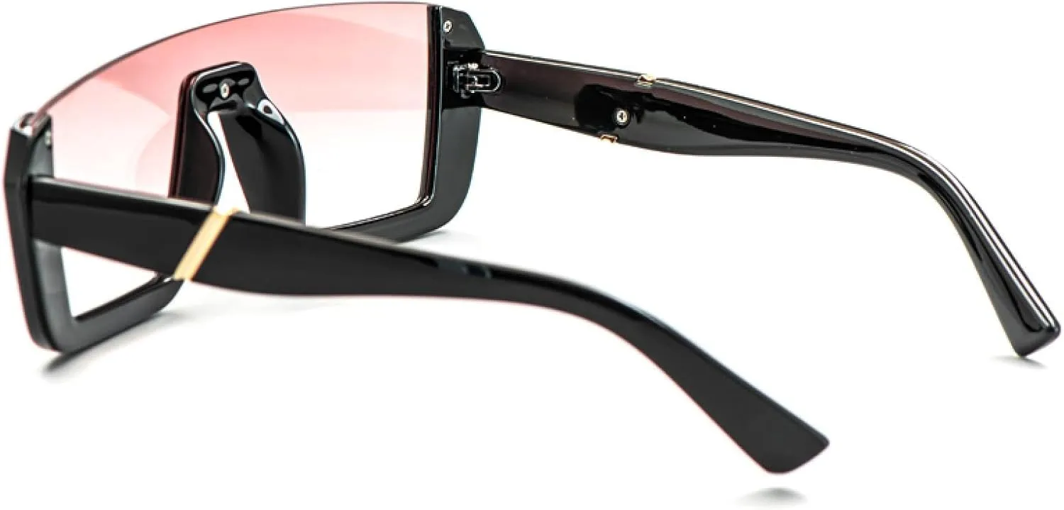 Half Frame Luxury Sunglasses for Men Women Fashion Uv400 Vintage