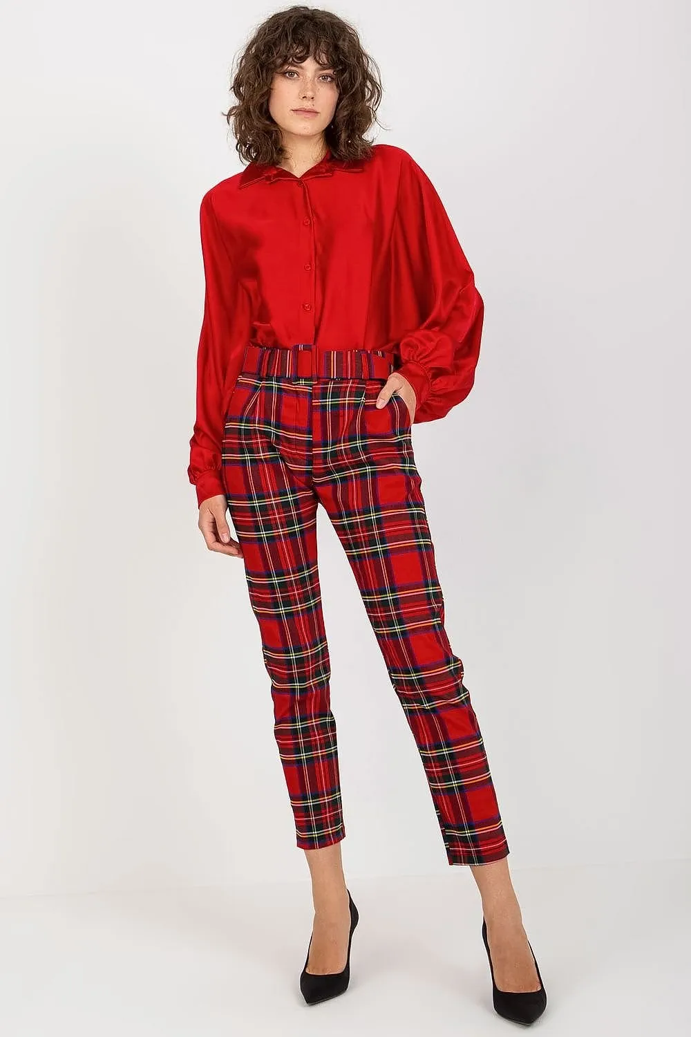 Holiday Chic Zipper Pants