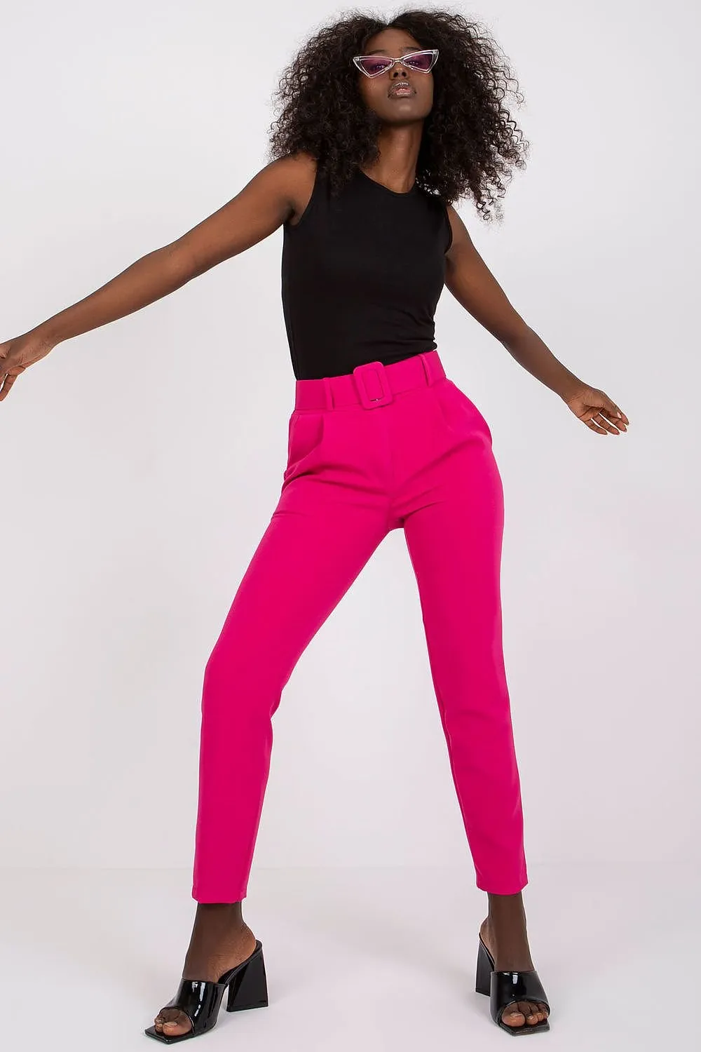 Holiday Chic Zipper Pants