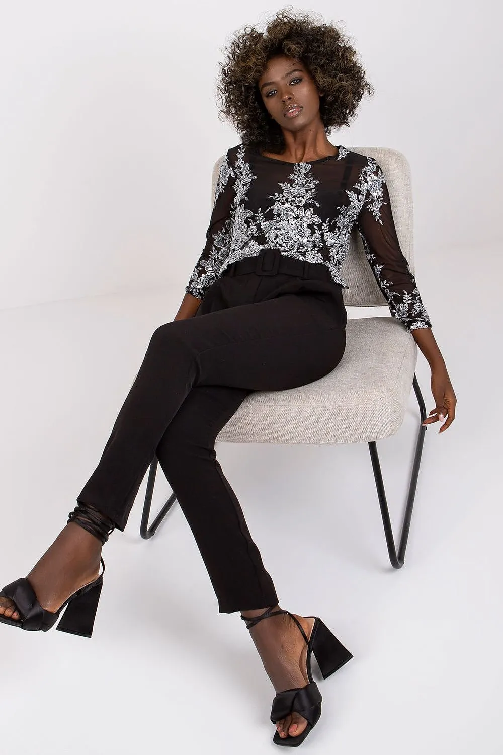 Holiday Chic Zipper Pants