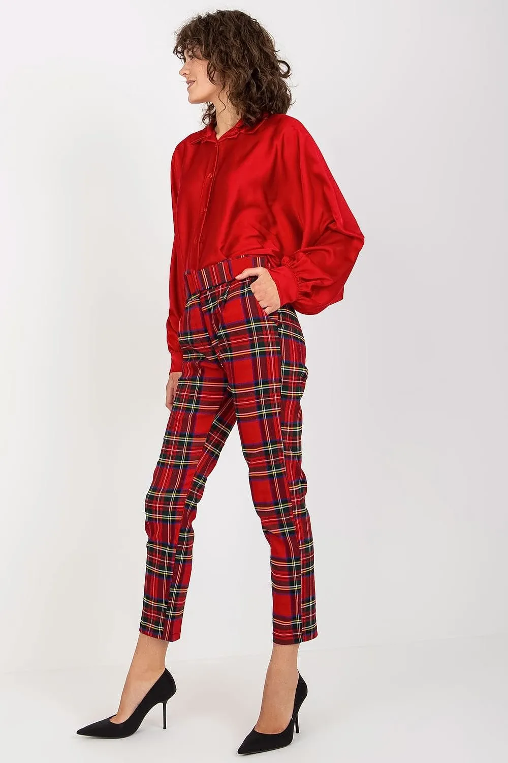 Holiday Chic Zipper Pants