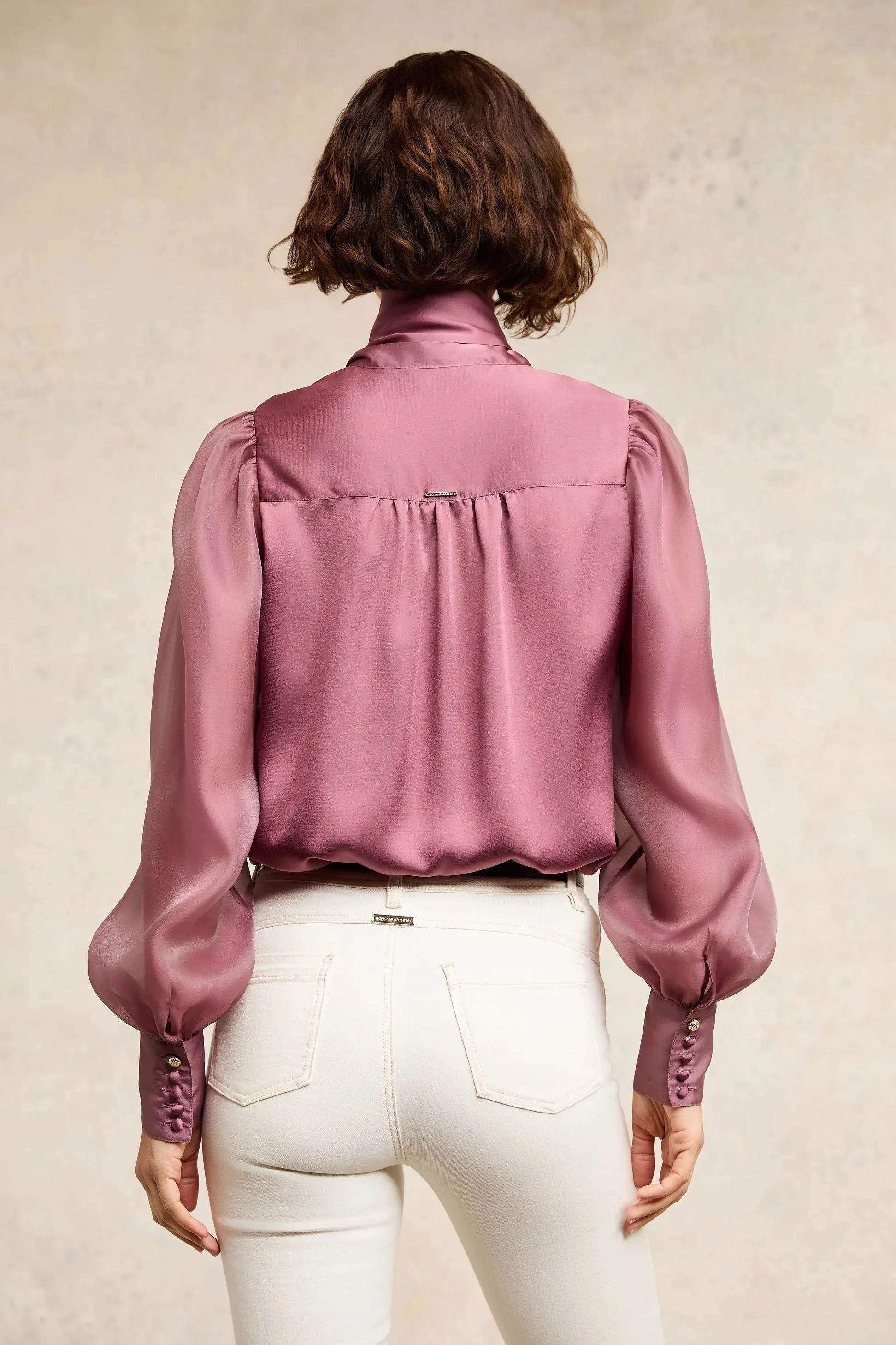 Holland Cooper Ariella Blouse in Berry