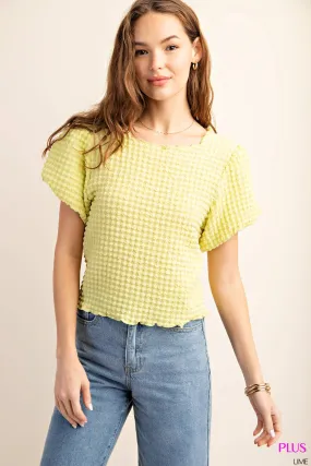 Kori Bubble Blouse - Curve