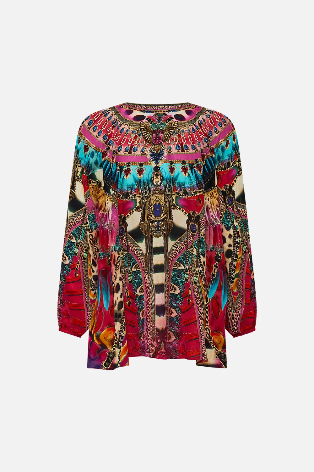LACE UP BLOUSE SAHARA SUPERNATURAL