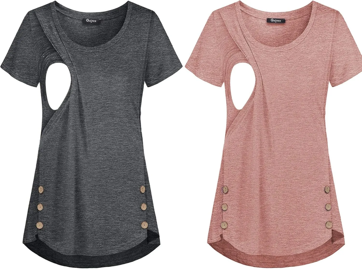 Maternity Nursing Top Summer Casual Pregnant T Shirt Comfy Breathable Pregnancy Breastfeeding Blouse Lightweight Tank