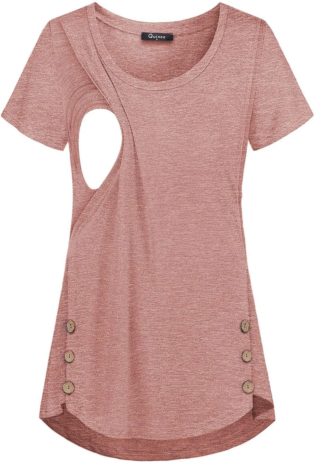 Maternity Nursing Top Summer Casual Pregnant T Shirt Comfy Breathable Pregnancy Breastfeeding Blouse Lightweight Tank