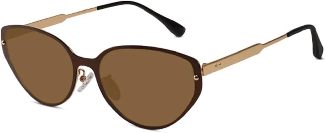 Melrose Vintage Small Cat Eye Sunglasses for Women Trendy Sun Glasses Retro Fashion Y2K Style Shades Eyewear P8702
