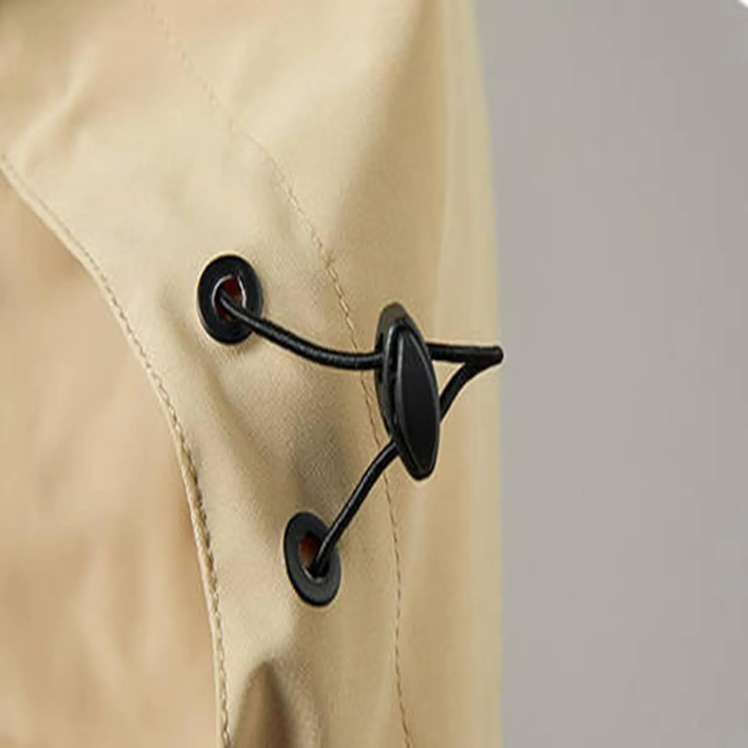 Rain Jacket Men Lightweight Waterproof Hooded Breathable Color Block Raincoat Windbreaker Cycling Golf Travel Fishing