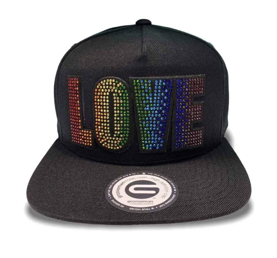 Rhinestone Snapback Hat | Love Bold