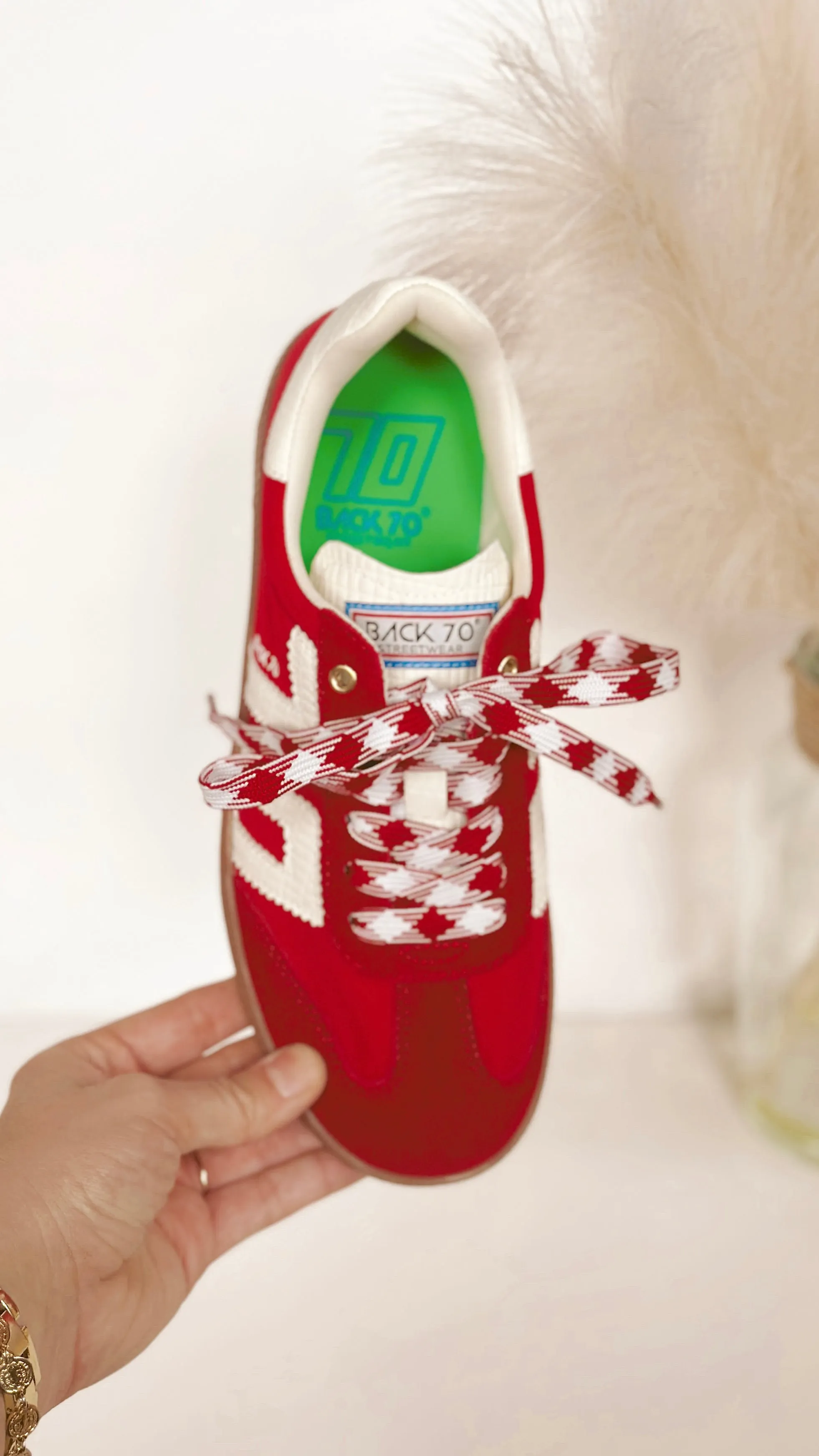 The Back 70 Ghost Sneakers - Red