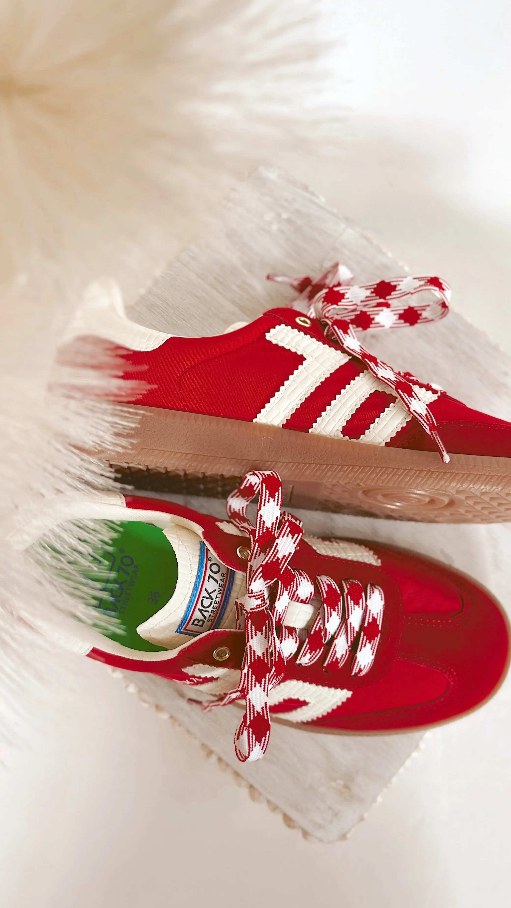 The Back 70 Ghost Sneakers - Red