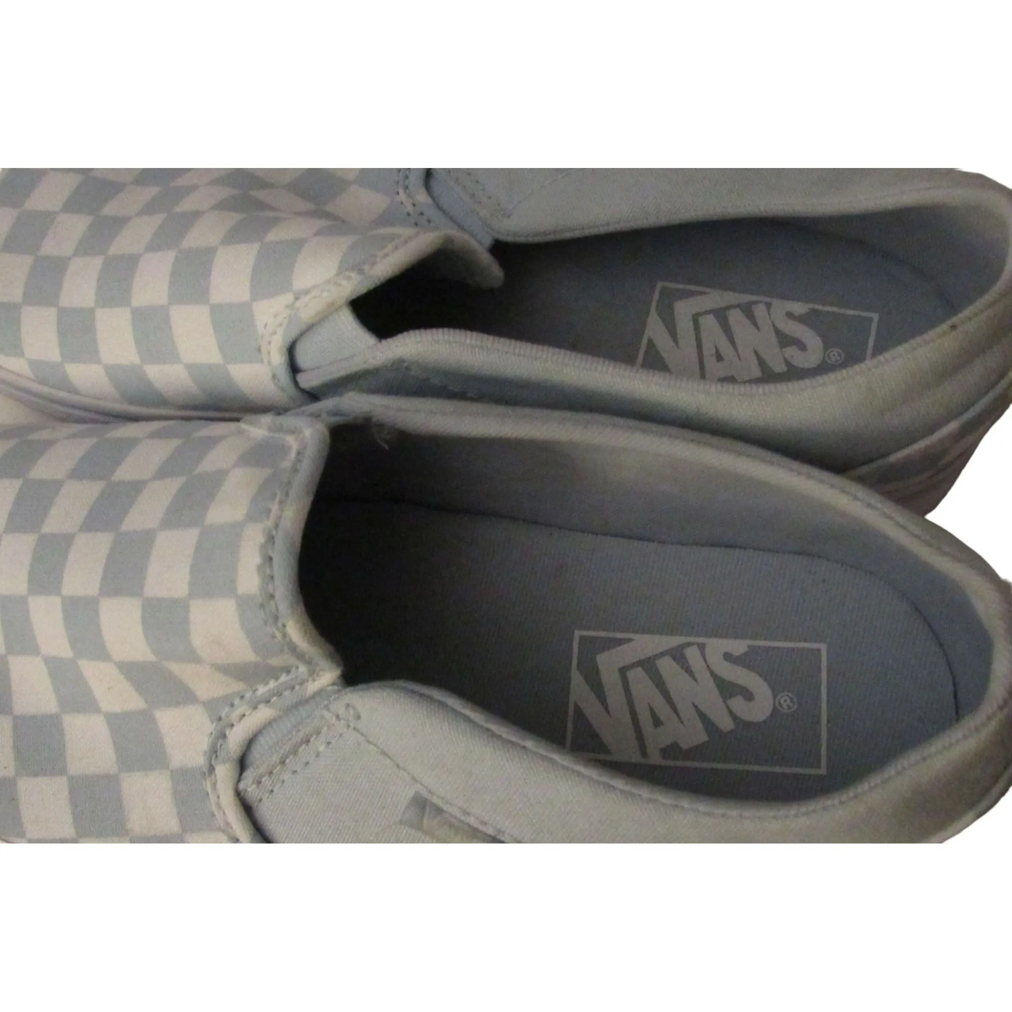 Vans Blue & White Checkerboard Slip-on Shoe Sneakers