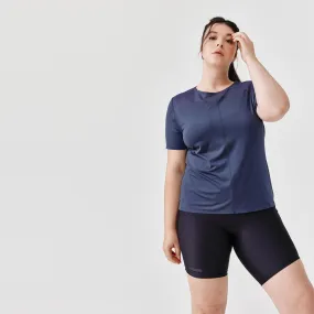 Women's breathable running T-shirt Dry  Breath - dark blue