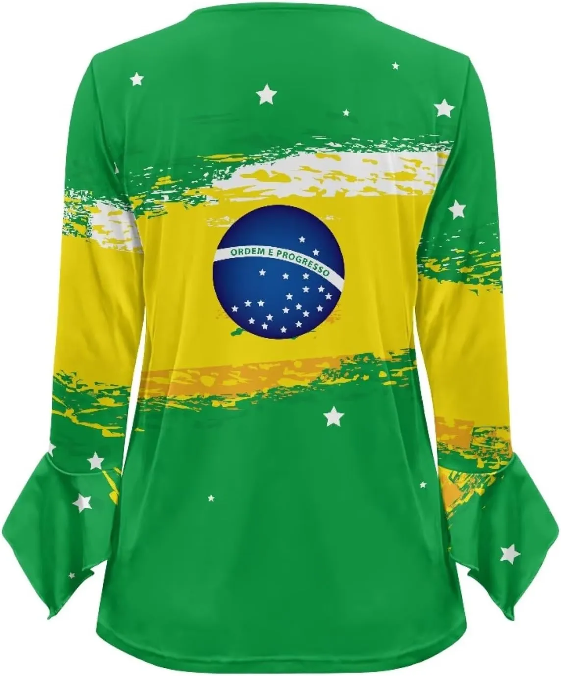 Women's Long Sleeve Button Down T-Shirt Athletic Blouse Breathable Slim Dressy Plus Size Top