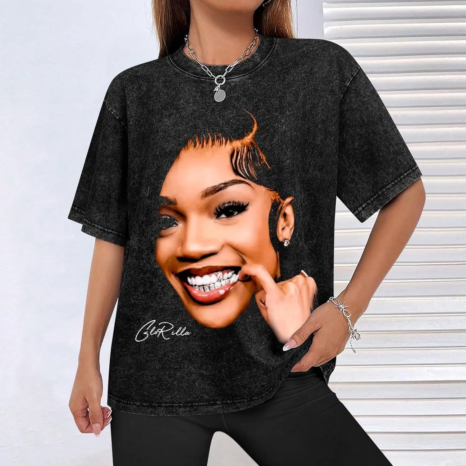 Women's Shirt,Washed Tshirt Cotton Round Neck Tshirt Classic T Shirt for Men Breathable Shirts