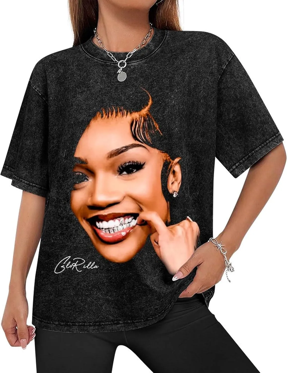 Women's Shirt,Washed Tshirt Cotton Round Neck Tshirt Classic T Shirt for Men Breathable Shirts