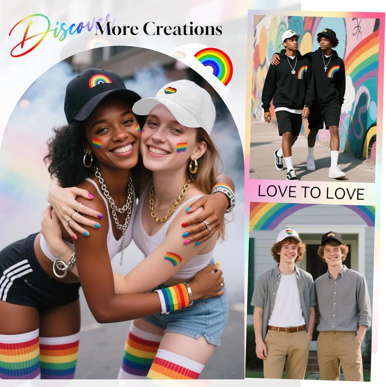 Zando 2025 Trendy Heart Baseball Caps for Women Men Girls Dad Adjustable Cute Cotton Ball Cap for Running Golf Tennies Travel