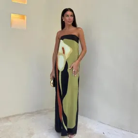 Zara Strapless Maxi Dress