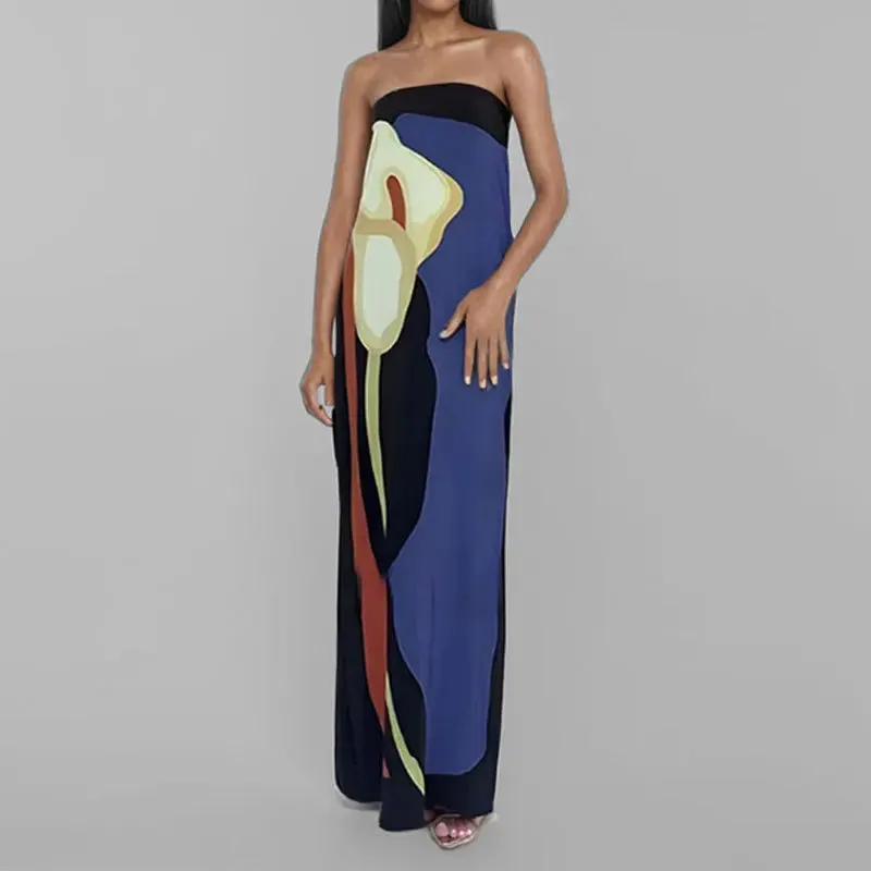 Zara Strapless Maxi Dress