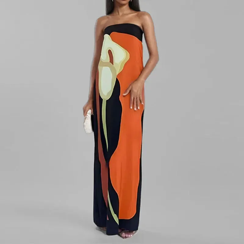 Zara Strapless Maxi Dress