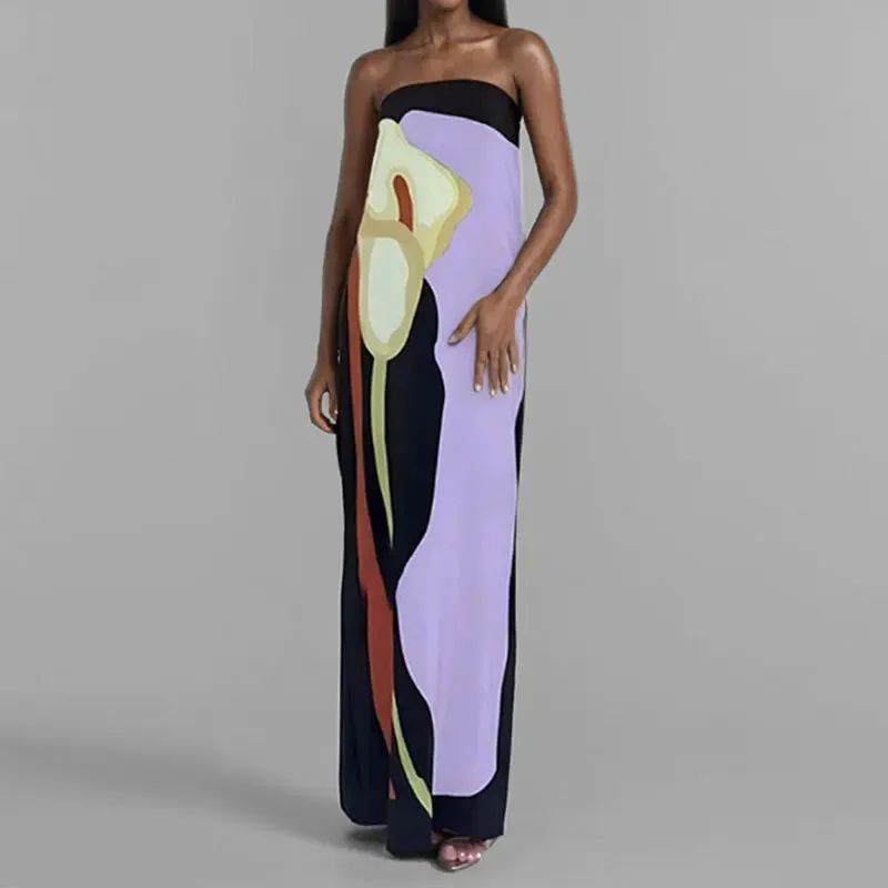 Zara Strapless Maxi Dress