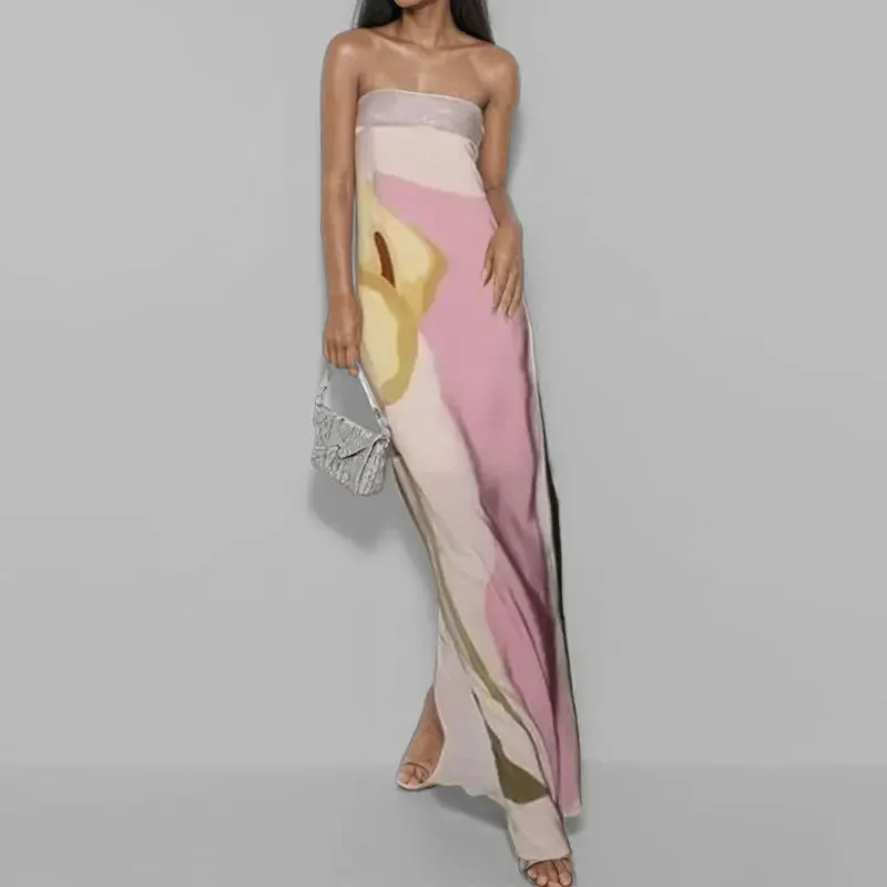 Zara Strapless Maxi Dress