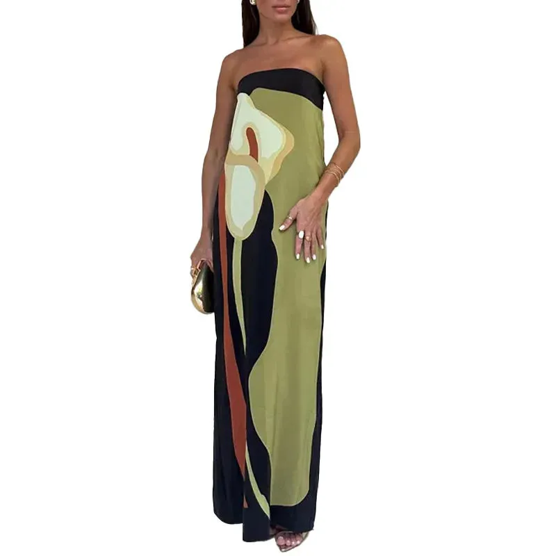 Zara Strapless Maxi Dress